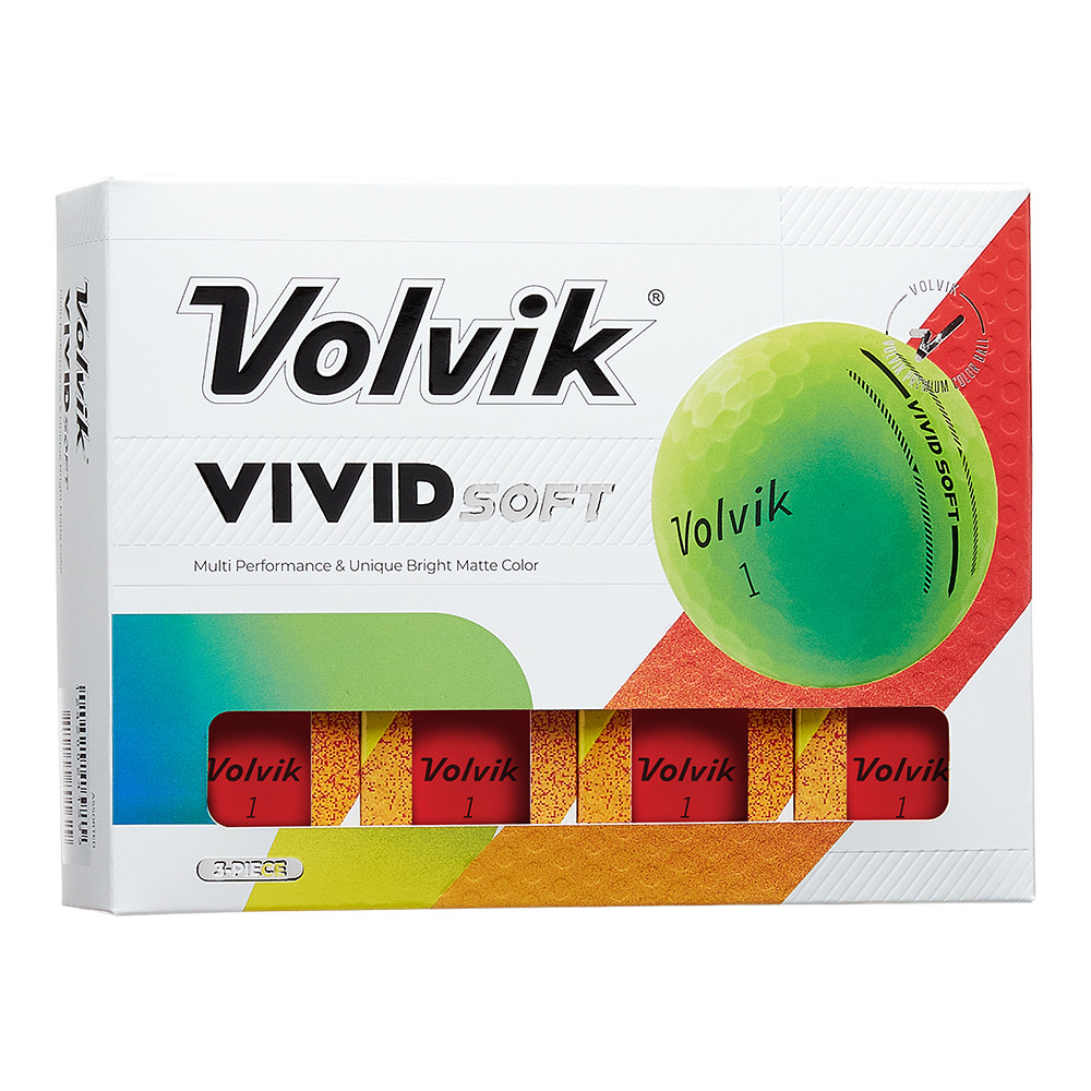 Volvik Vivid Soft Golf Balls - Maple Hill Golf